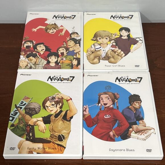 NieA Under 7 (DVD Set, 2000) Complete Anime Series + Inserts - Tested & Working - Picture 1 of 10